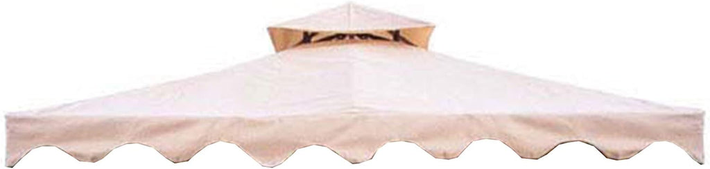 Replacement Canopy Top Cover for Walmart's DC America Gazebo - RipLock 350 - Beige