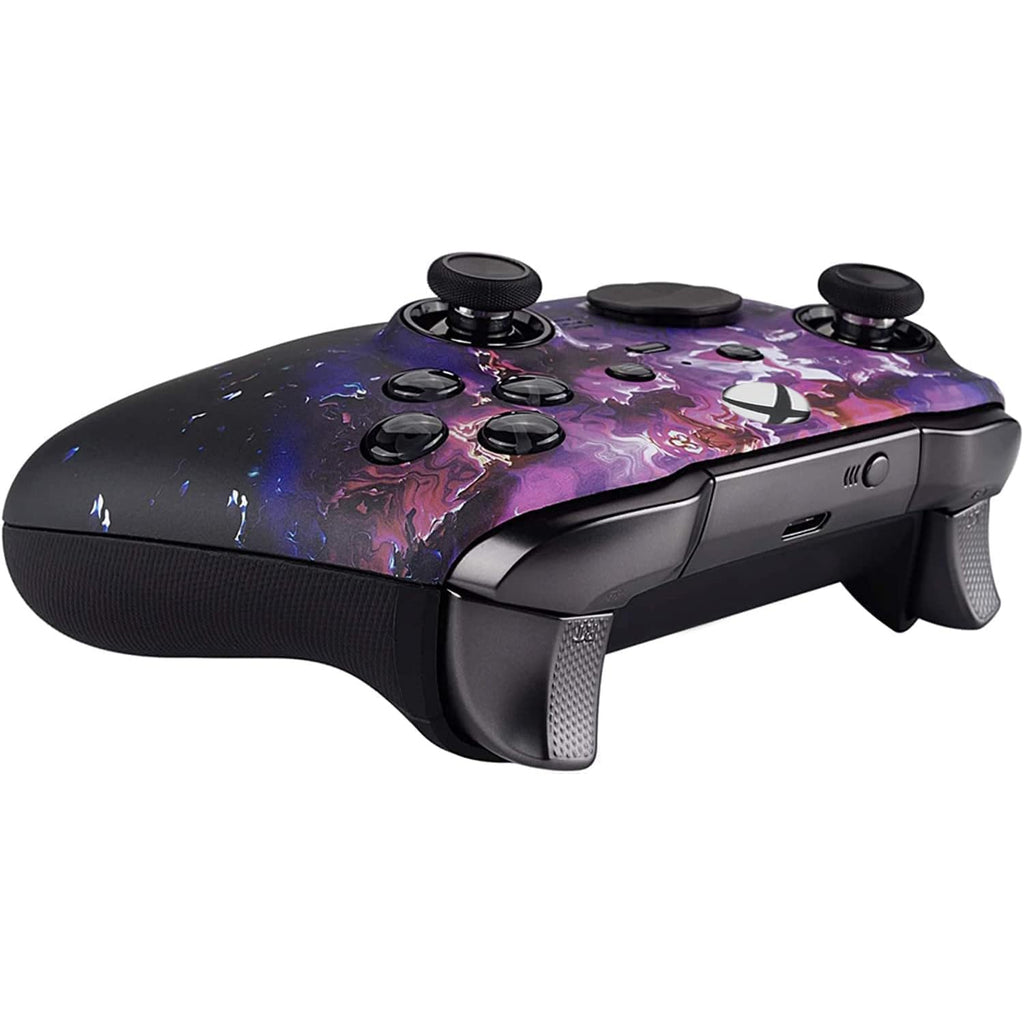 Custom Controllerzz Elite Series 2 Controller Compatible With Xbox One, Xbox Series S and Xbox Series X (Purple Magma)