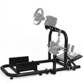 Dardoo Gaming Simulator Cockpit Adjustable Compatible with Logitech G27 G29 G920 G923, for Fanatec, for Thrustmaster T300RS T500R, Racing Simulator Cockpit without Wheel Pedal Shifter Seat