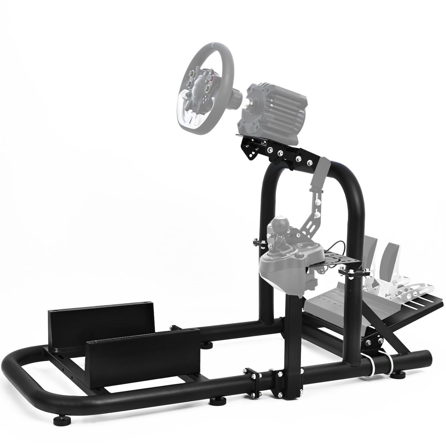 Dardoo Gaming Simulator Cockpit Adjustable Compatible with Logitech G27 G29 G920 G923, for Fanatec, for Thrustmaster T300RS T500R, Racing Simulator Cockpit without Wheel Pedal Shifter Seat
