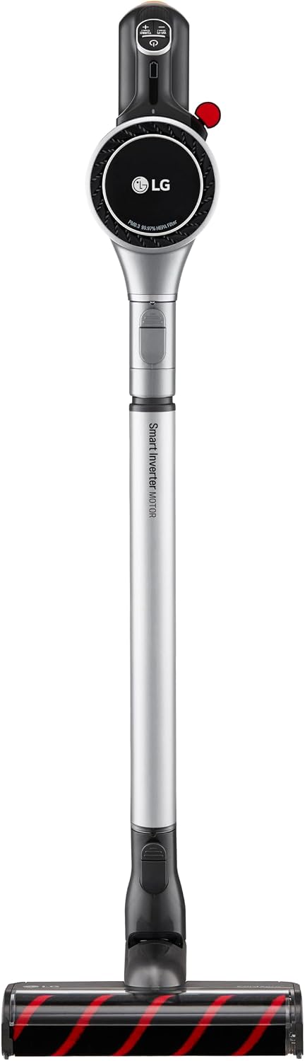 LG CordZero Cordless Stick Vacuum, 2 Batteries, 120 Min Run Time, Powerful Cleaning for Carpet, Hard Floors & Pet Hair, Lightweight, High-Capacity Dust Bin, 10-Year Motor Warranty, A926KSM (Renewed)