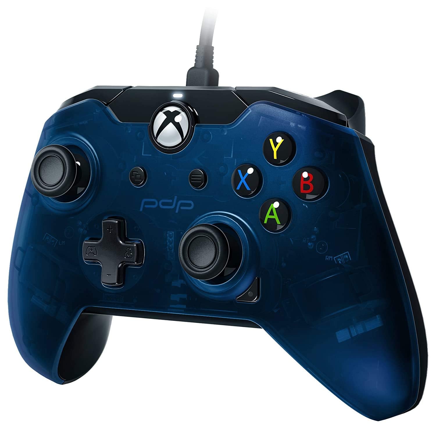 PDP Gaming Wired Controller: Midnight Blue - Xbox One