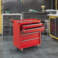 5-Drawer Rolling Tool Chest,Tool Cabinet on Wheels with Keyed Locking System and Drawer Liners,Tool Chest with Link Buckle and Can Be Combined to Large Cabinet Set,for Garage, Warehouse & Repair Shop