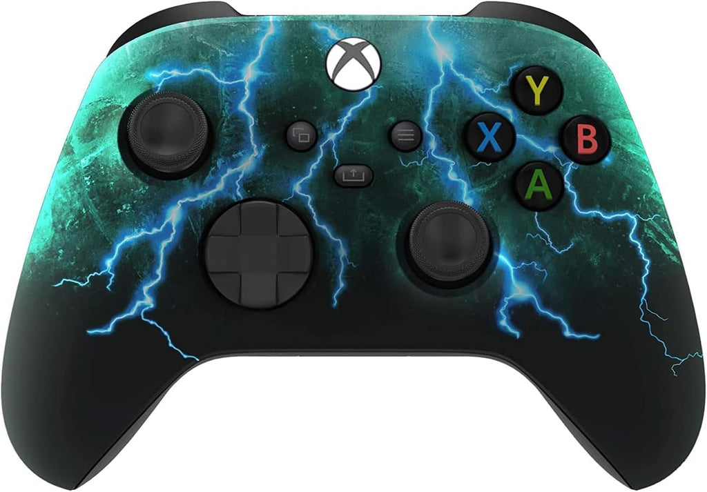 Custom Controllerzz Wireless Controller for Microsoft Xbox Series X/S & Xbox One - Custom Soft Touch Feel - Custom Xbox Series X/S Controller (X/S Green Skies)