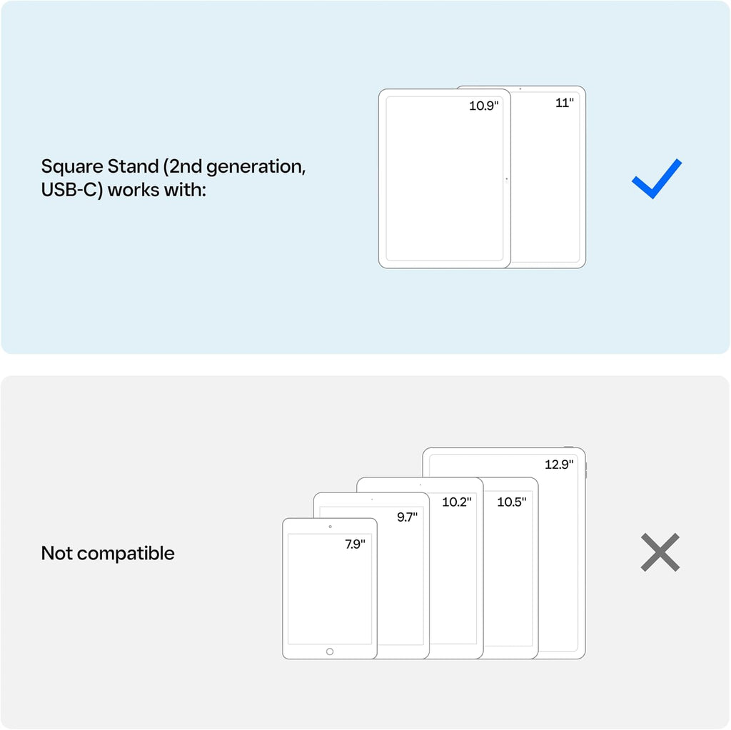 Square Stand for iPad (2nd Generation, USB-C)