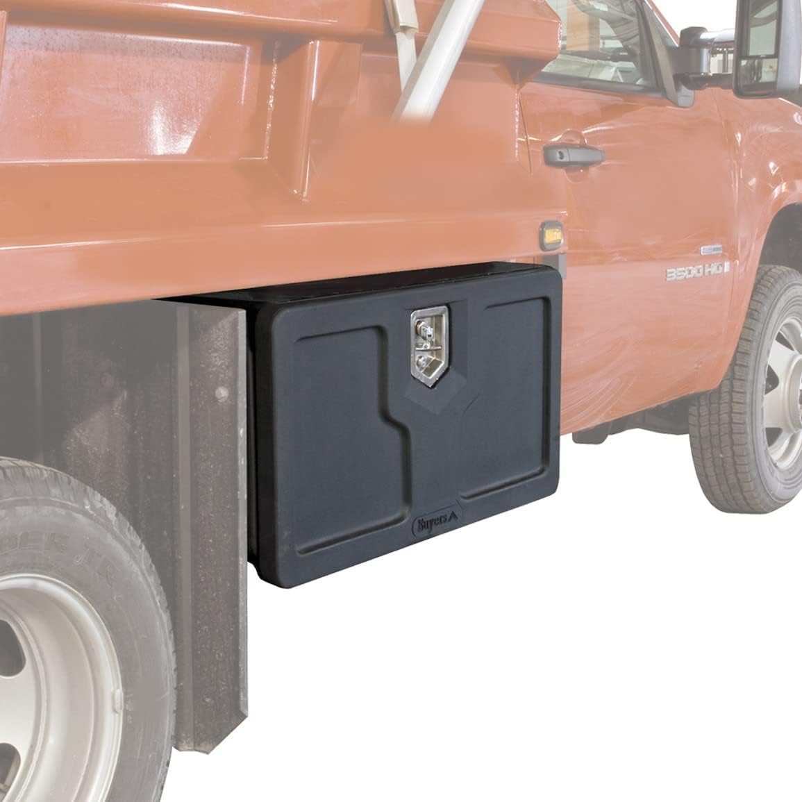 Buyers Products 1717105 Poly Underbody Truck Box, 18 x 18 x 36 Inch, Durable Tool Chest For Storage & Organization, Job Box For Truck