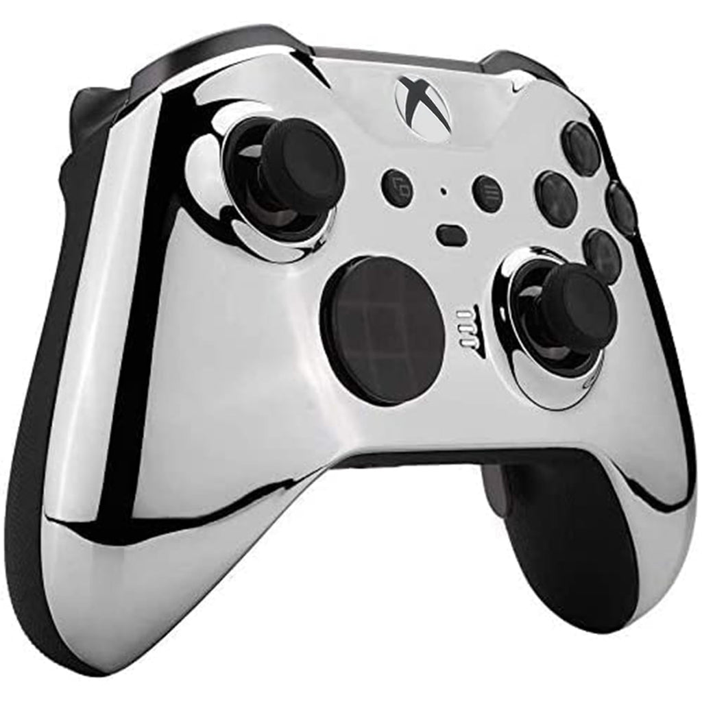 Custom Controllerzz Elite Series 2 Controller Compatible with Xbox One, Xbox Series S and Xbox Series X - (Silver Chrome)