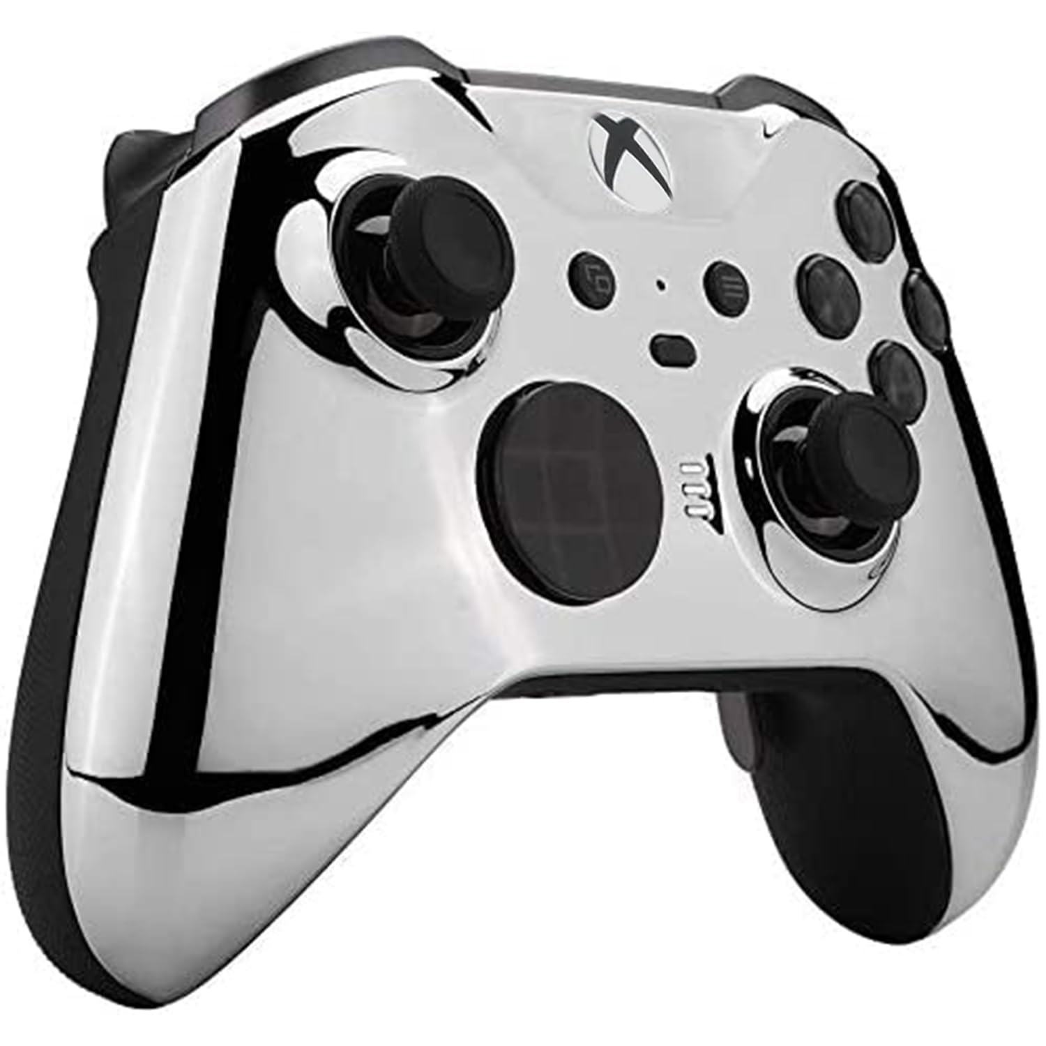 Custom Controllerzz Elite Series 2 Controller Compatible with Xbox One, Xbox Series S and Xbox Series X - (Silver Chrome)