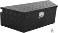 SCITOO 39 Inch Aluminum Truck Bed Tool Box,Diamond Plate Heavy Duty Crossover Storage for Most Full Size Pickups,Lockable Weatherproof Chest,Fits 39' Truck Beds,Easy Access to Load and Unload