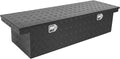 Crossover Tool Box Deep 14' H x 20' D x 60' L Waterproof Lockable Aluminum Black Truck Storage Box Compatible with Chevy Colorado,Ford Ranger,GMC Canyon（For Mid-Size Trucks