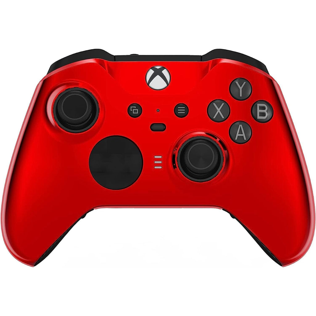Custom Controllerzz Elite Series 2 Controller Compatible With Xbox One, Xbox Series S, and Xbox Series X (Red Chrome)