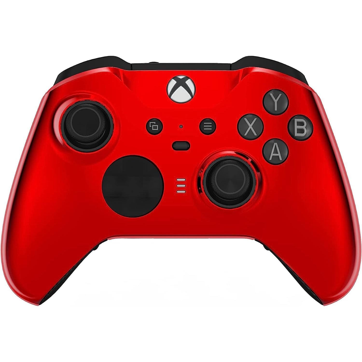 Custom Controllerzz Elite Series 2 Controller Compatible With Xbox One, Xbox Series S, and Xbox Series X (Red Chrome)