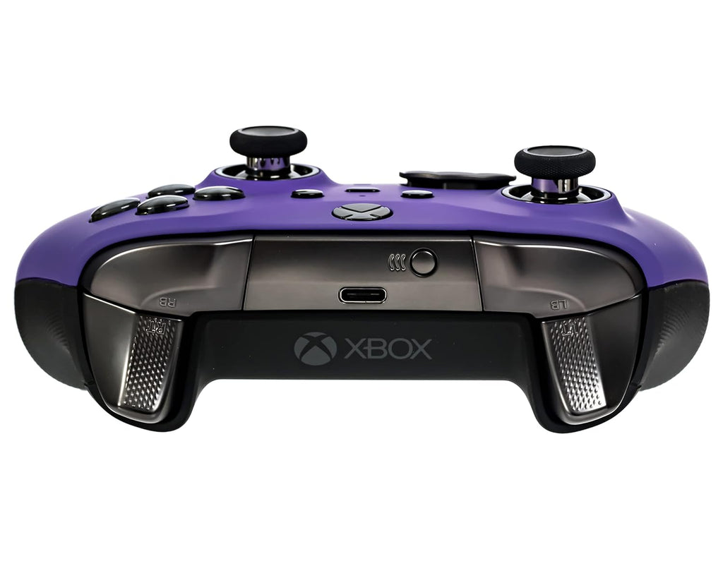 Xbox Elite Series 2 Custom Soft Touch Controller - Soft Touch Feel, Added Grip, Vibrant Purple Color - Compatible with Xbox One, Series X|S
