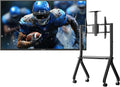 SYLVOX Deck Pro 2.0 43' Outdoor TV Bundle with Rolling Cart Stand – 1000 Nits, 4K UHD, IP55 Waterproof, Dolby Atmos, Google TV, Partial Sun Ready, Mobile Outdoor Entertainment