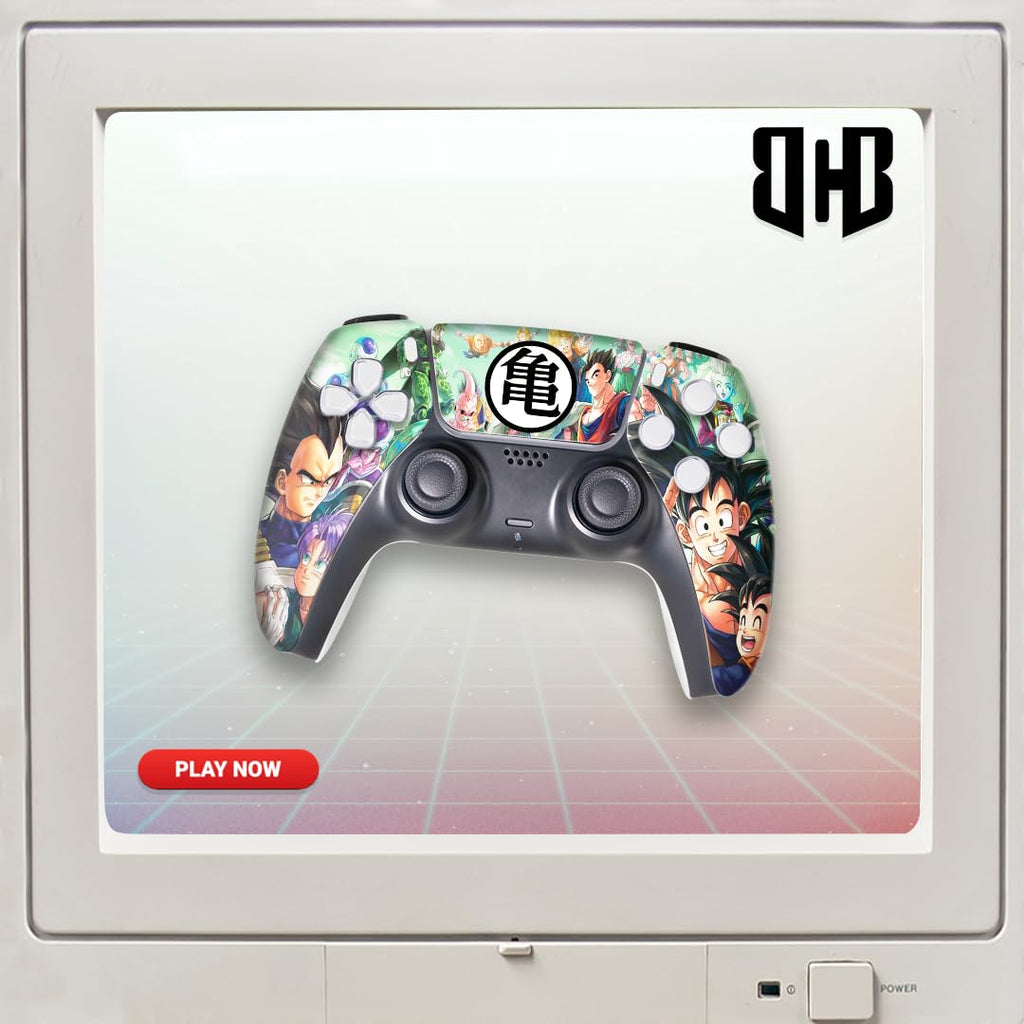 D. B. Z. Fam Custom PS-5 Controller Wireless compatible with Play-Station 5 Console by BCB Controllers | Proudly Customized in USA with Permanent HYDRO-DIP Printing (NOT JUST A SKIN)