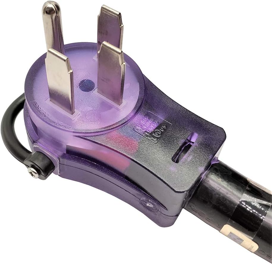 Parkworld EV/RV 50A Extension Cord, NEMA 14-50 Extension Cord, NEMA 14-50P to 14-50R 50amp 4prong (75FT)