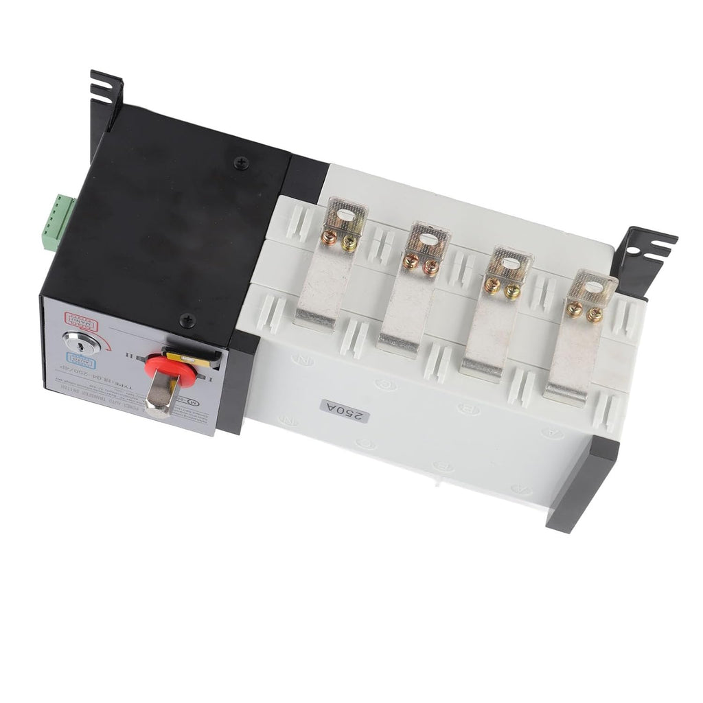 Generator Transfer Switch Isolated 2in 1out Mechanical Interlock Design Power Automatic Transfer Switch AC400V 250A (250A)