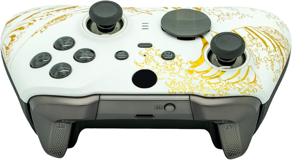 Elite 2 Custom Controller for PC, Windows 10+ Series X/S & One (Gold Wave)