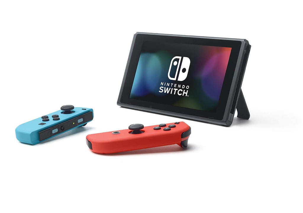 Nintendo Switch with Neon Blue and Neon Red Joy-Con - Handheld Gaming Console