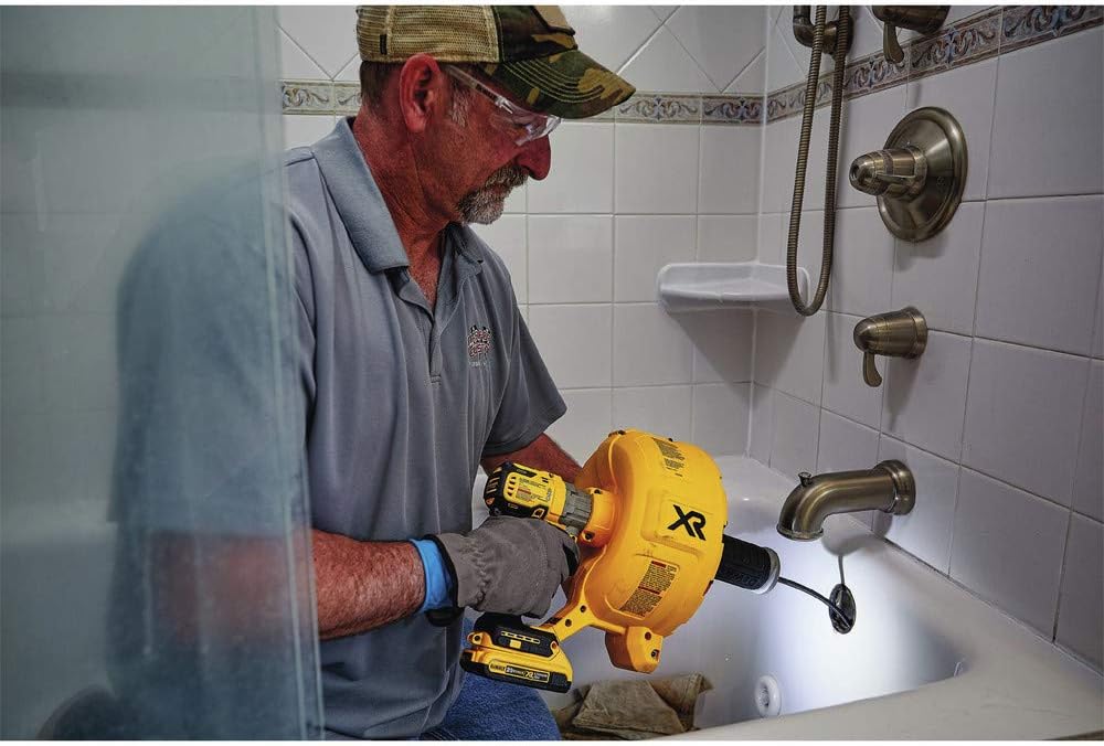 DEWALT 20V MAX XR Drain Snake Kit, Brushless (DCD200D1)