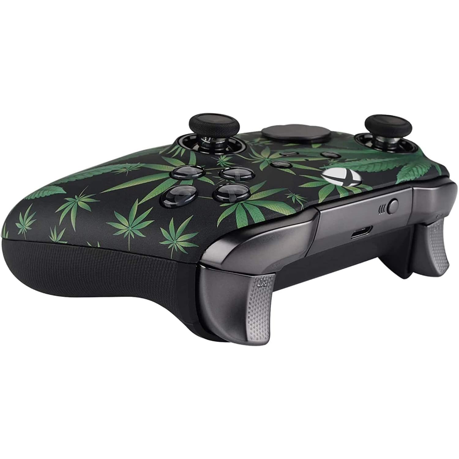 Custom Controllerzz Elite Series 2 Controller Compatible With Xbox One, Xbox Series S and Xbox Series X (Weeds)