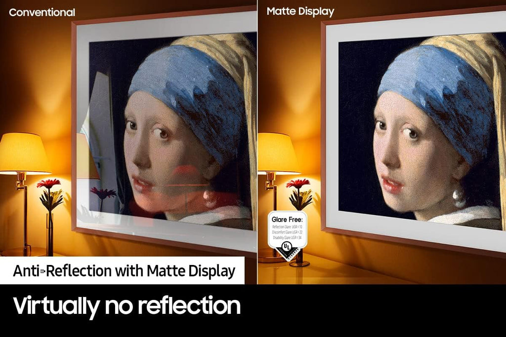 SAMSUNG QN55LS03BAFXZA 55' The Frame 4K UltraHD Smart QLED TV with an Additional 1 Year Coverage by Epic Protect (2022)