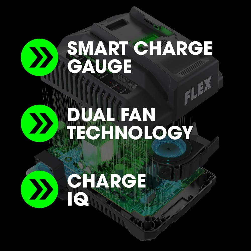 FLEX 24V Lithium-Ion Starter Kit with 5.0Ah Lithium Battery and 160W Fast Charger - FX0411-1C