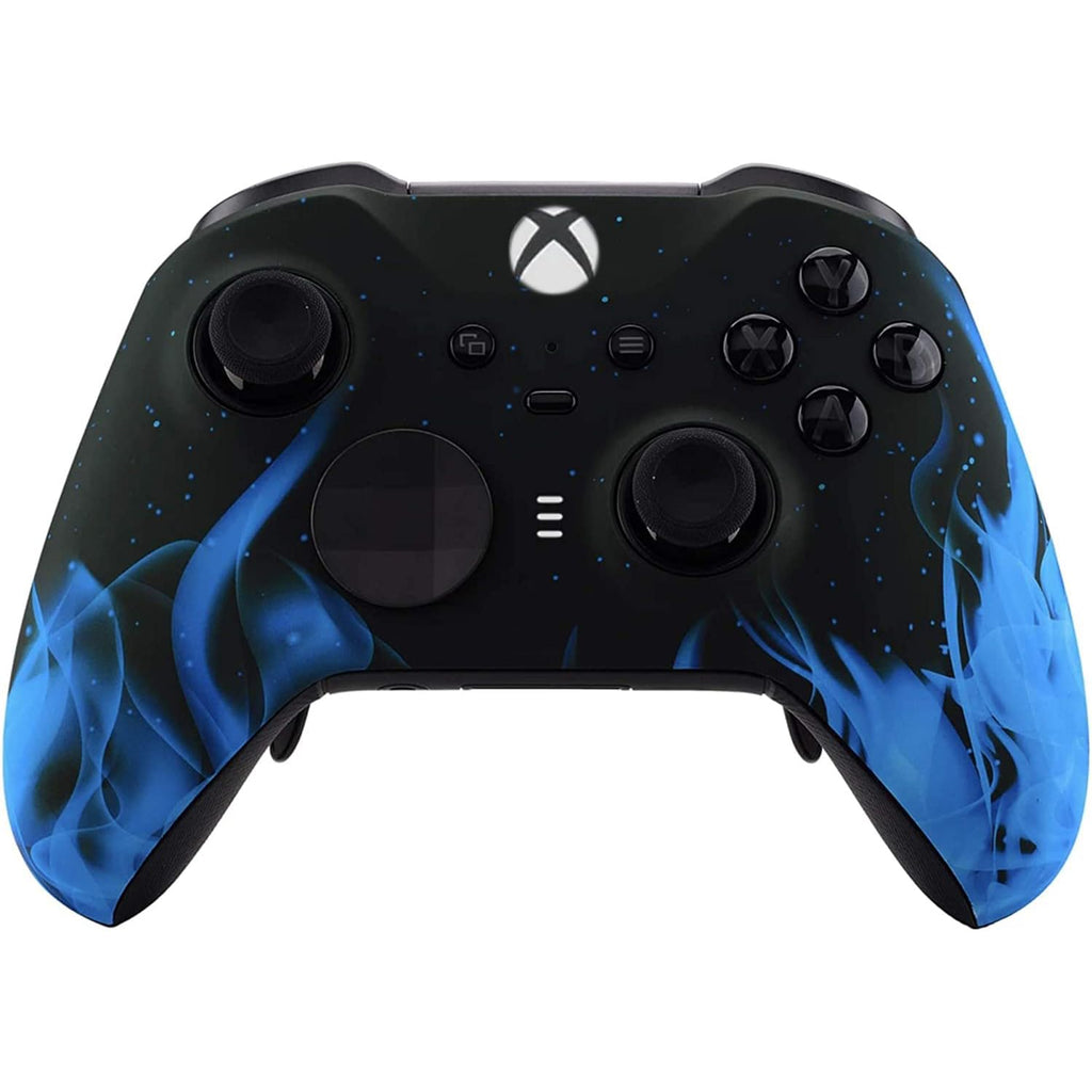 Custom Controllerzz Elite Series 2 Controller Compatible With Xbox One, Xbox Series S and Xbox Series X (Blue Flame)