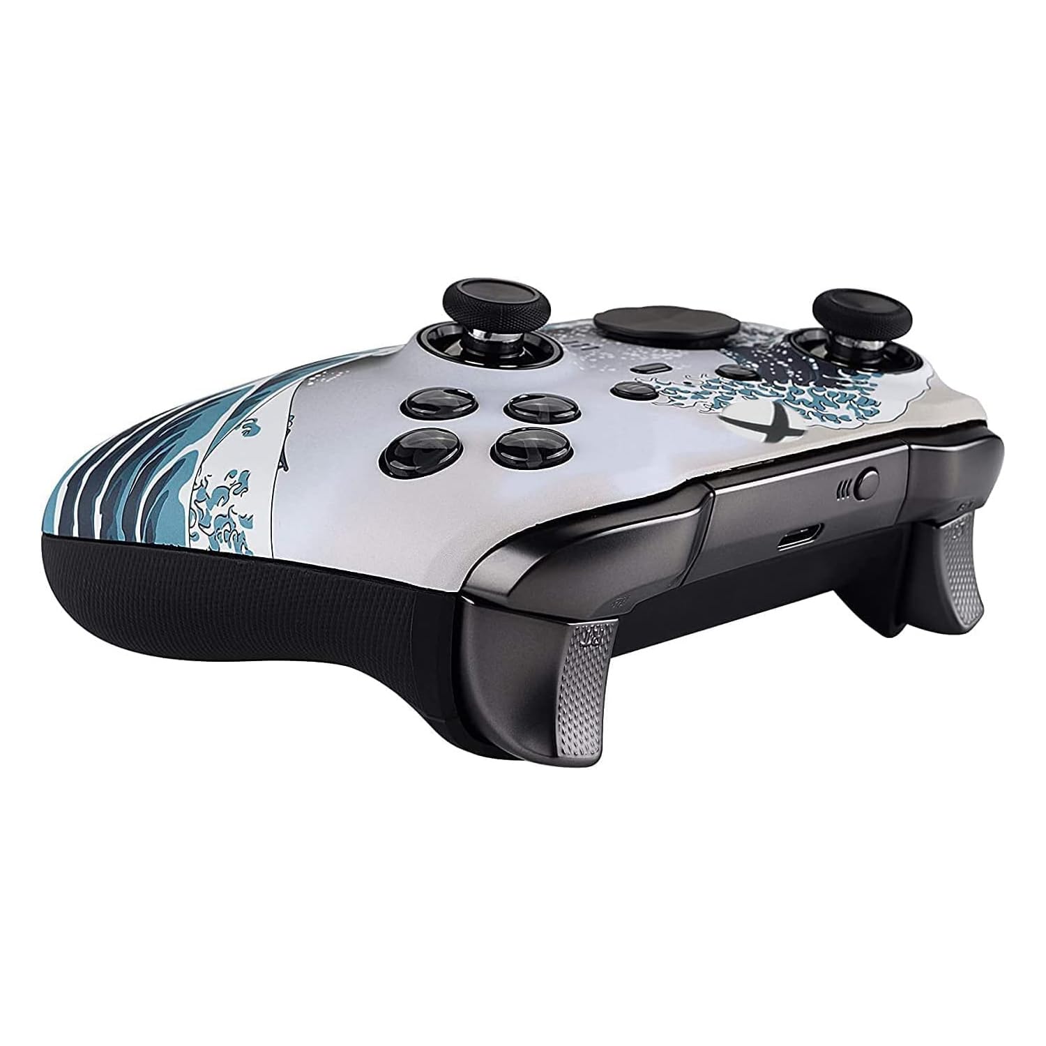Custom Controllerzz Elite Series 2 Controller Compatible With Xbox One, Xbox Series S and Xbox Series X (Waves)