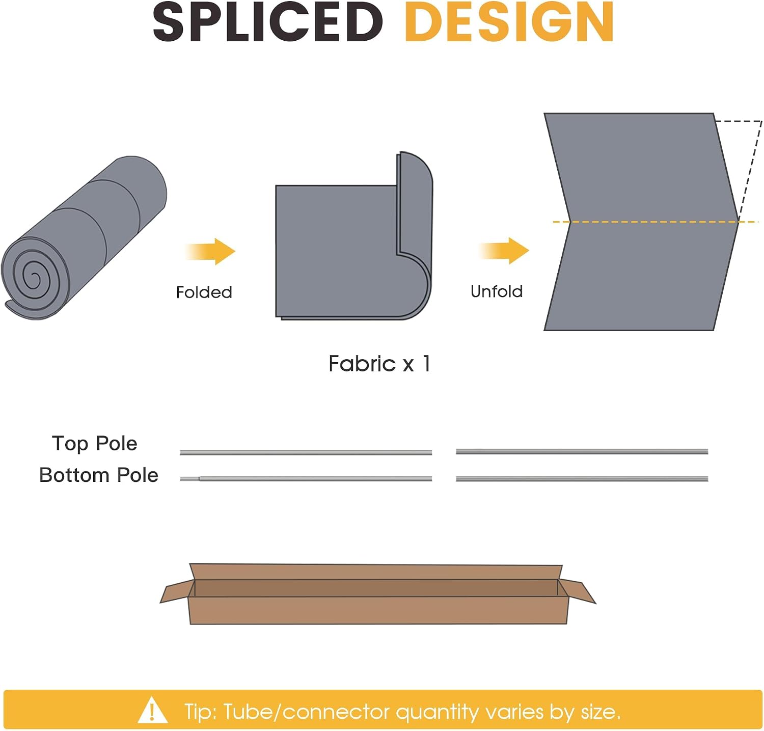 VICLLAX Outdoor Roller Shade Fabric for Porch Gazebo, Patio Cordless Blinds Roll Up Shade (9' W X 8' L), Mocha
