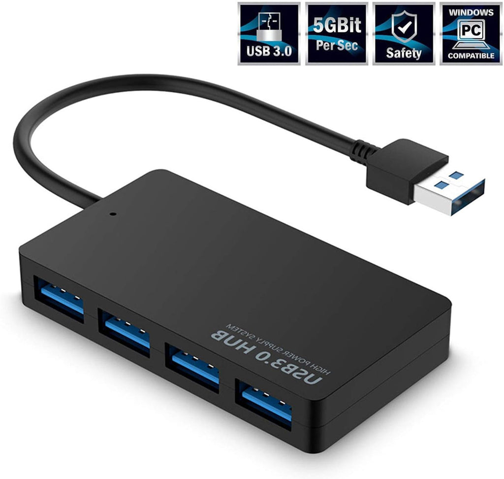USB Hub 4 Port USB 3.0 Adapter Ultra Slim Portable Data Docking Station for Phone U Disk Printer Hard DiskKeyboard Mouse Gaming Equipment