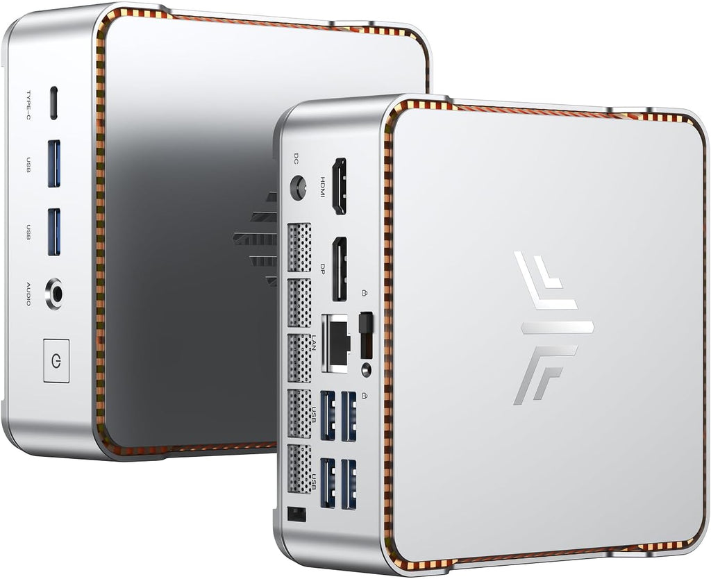 KAMRUI Hyper H2 Mini PC Windows 11 Pro, Intel Core 14450HX Mini Computer(10C/16T, 4.8GHz), 16GB RAM 512GB PCIe4.0 SSD, Triple 4K(USB-C/HDMI/DP), WiFi 6 BT5.2 Micro Desktop PC for Business Office