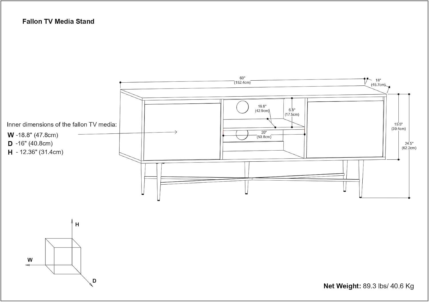 SIMPLIHOME Fallon SOLID MANGO WOOD 60 inch Wide Contemporary TV Media Stand in Natural For TVs up to 65 inches for the Living Room and Entertainment Center