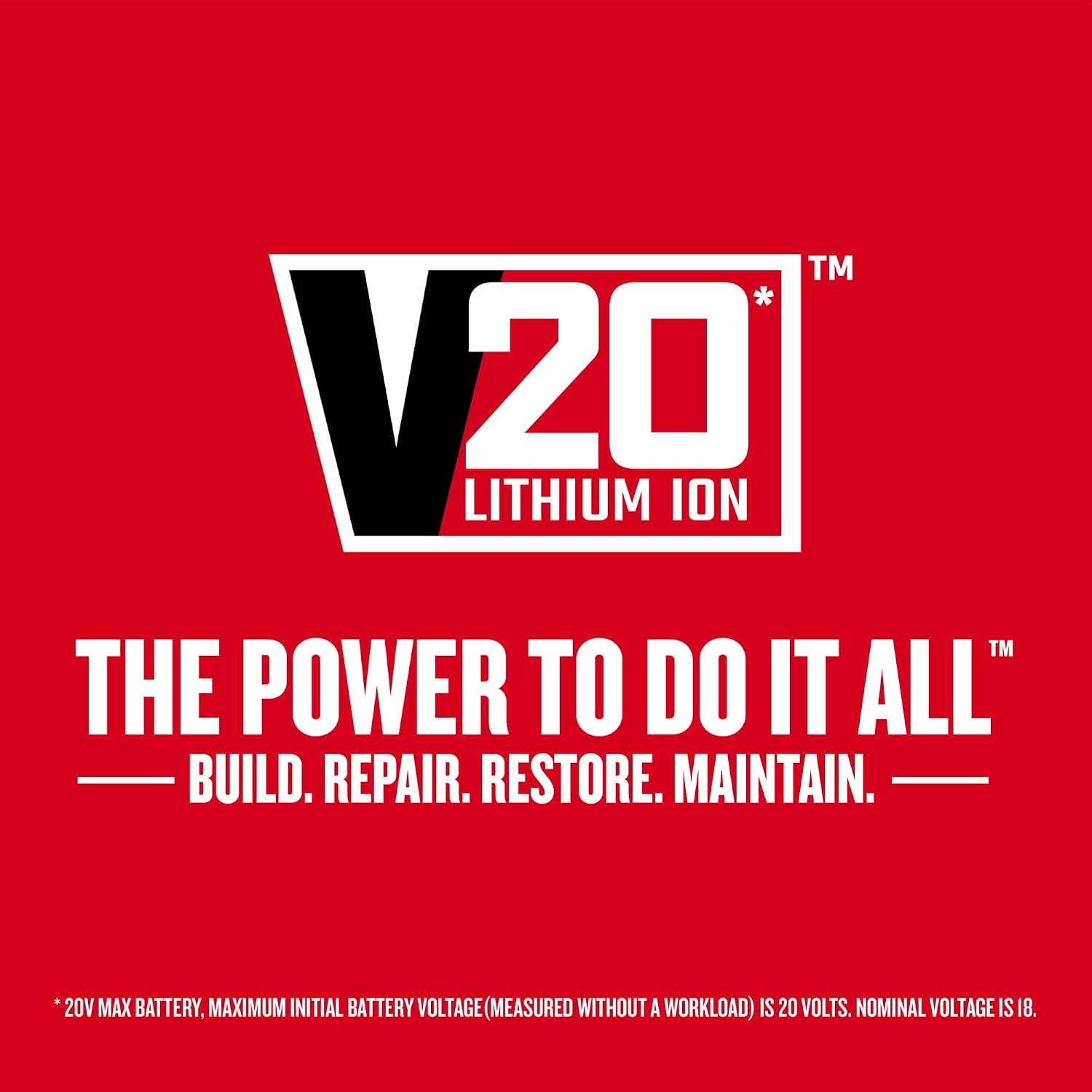 CRAFTSMAN V20 Cordless 6-Tool Combo Kit With Two 2.0 Ah Batteries and Charger (CMCK601D2)