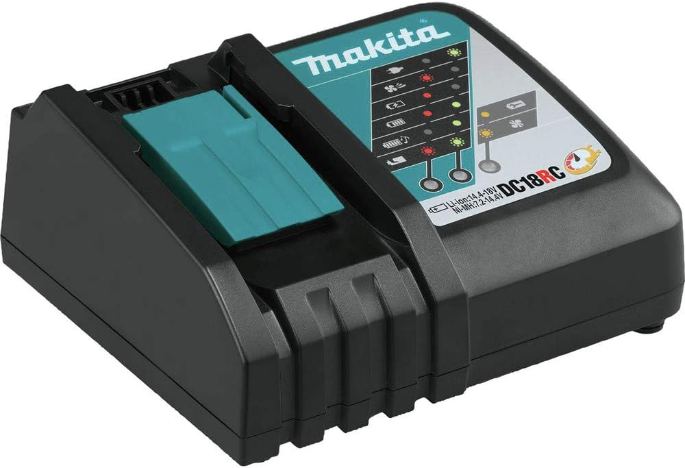Makita XCV11T 18V LXT® Lithium-Ion Brushless Cordless 2 Gallon HEPA Filter Portable Wet/Dry Dust Extractor/Vacuum Kit (5.0Ah)
