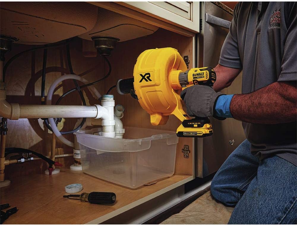 DEWALT 20V MAX XR Drain Snake Kit, Brushless (DCD200D1)