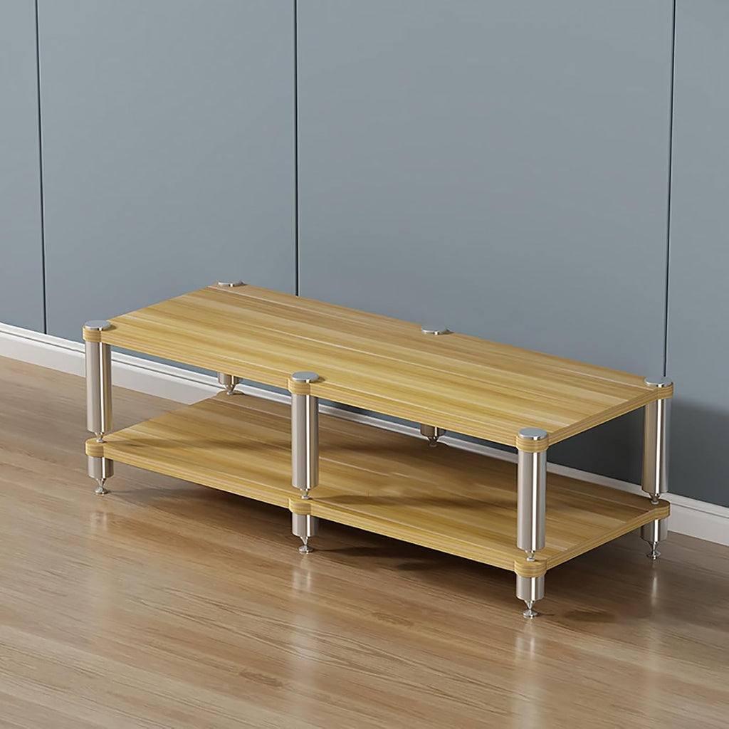 Modern Gaming Shelf & Media Stand, 6-Tier Audio Rack, 120x48x42cm, Stylish Wooden Design, Perfect for Game Consoles, Projectors, DVD Players & Cable Boxes, Space-Saving Entertainment Unit