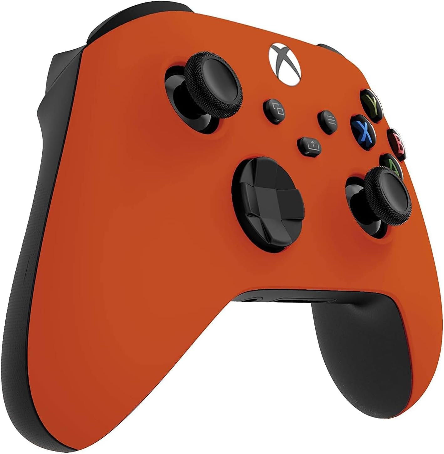 Custom Controllerzz Wireless Controller for Microsoft Xbox Series X/S & Xbox One - Soft Touch Feel - Custom Xbox Series X/S Controller (X/S Orange)