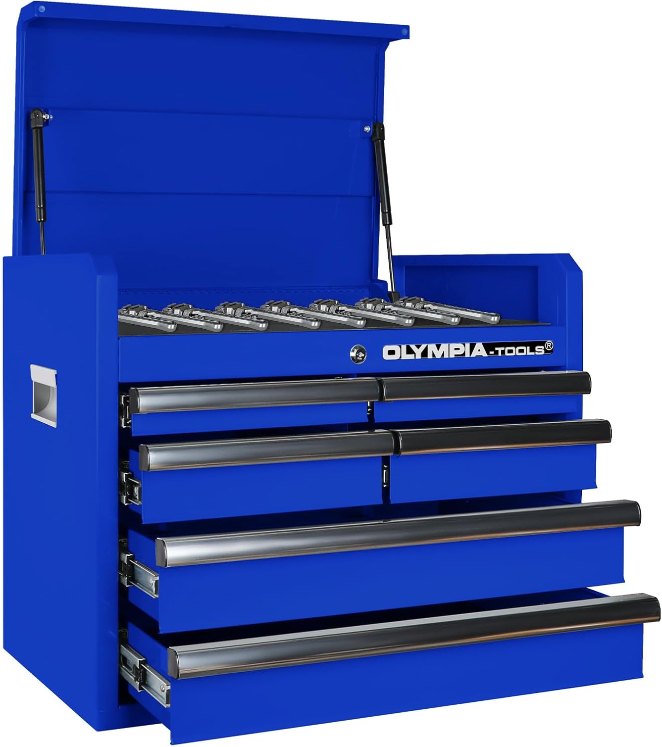 Olympia Tools 26in Tool Chest with 6 Drawes, Portable Metal Tool Box for Garage, Home and Warehouse, Capacity Holds Up to 100-lb in Each Drawer