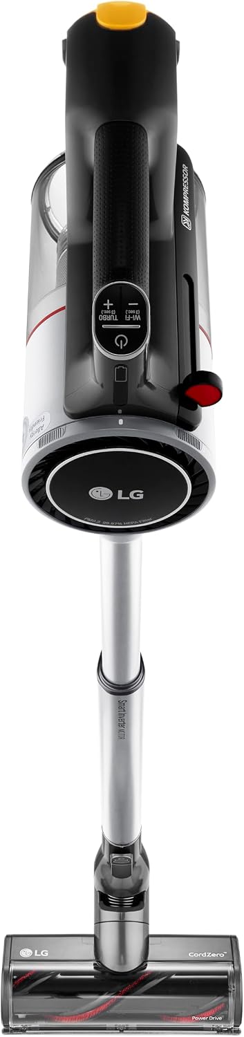 LG CordZero Cordless Stick Vacuum, 2 Batteries, 120 Min Run Time, Powerful Cleaning for Carpet, Hard Floors & Pet Hair, Lightweight, High-Capacity Dust Bin, 10-Year Motor Warranty, A926KSM (Renewed)