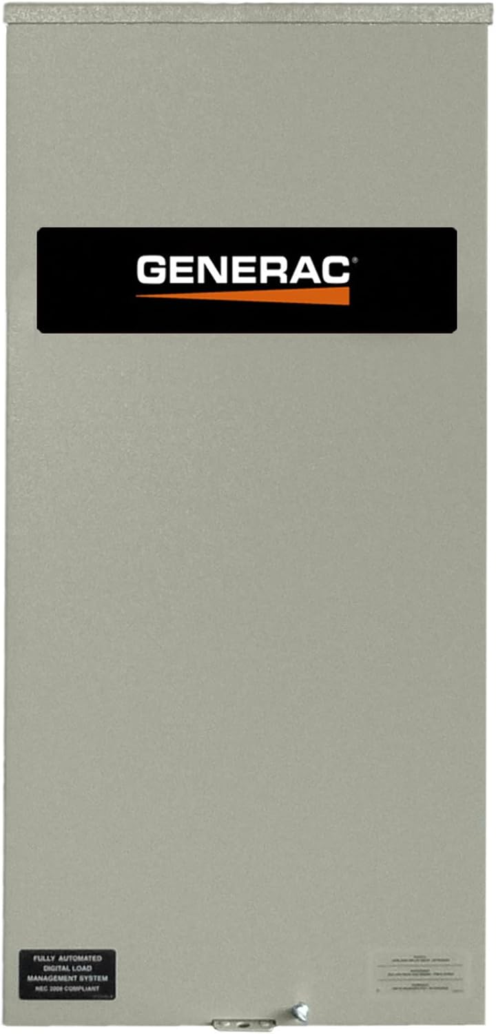 Generac RXSW100A3CUL 100-Amp 120/240-Volt Single-Phase Automatic Transfer Switch