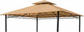 Garden Winds Reinforced RipLock 350 Replacement Canopy Top Cover Compatible with FDW 10' x 10' Square Gazebo Models B0894DSBJF, GZ-8033 - Beige