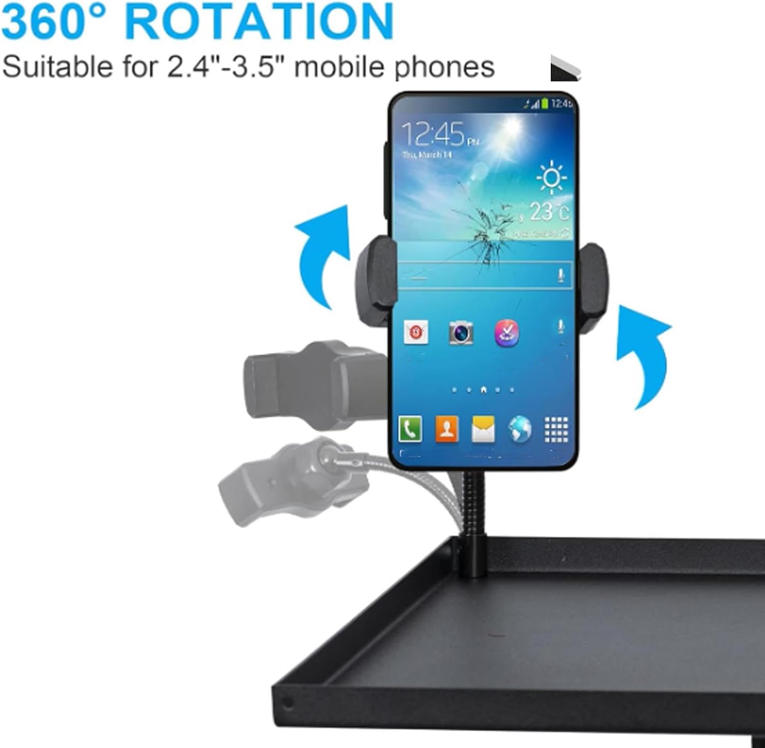 Projector Stand, Adjustable Height and Angle Alloy Tripod with Wheels Brake Switch and Storage Space, Portable Floor Stand for Gaming Consoles Home Visual Equipment Projectors