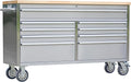 GarveeTech 61 in Tool Chest, Tool Box Mobile 9 Drawers Storage Rolling Cabinet with Wheels Lock Key Locking System Drawer Liners for Garage Warehouse Repair Shop