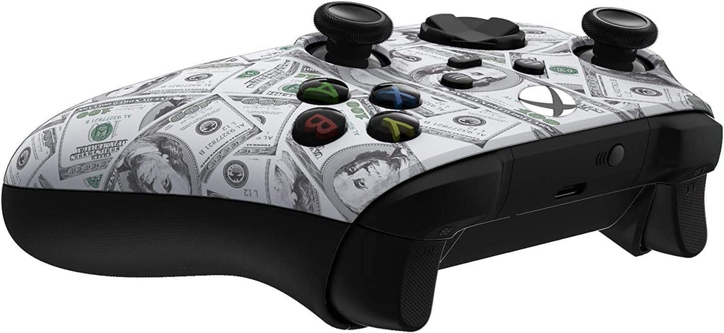Custom Controllerzz Wireless Controller for Microsoft Xbox Series X/S & Xbox One - Custom Soft Touch Feel - Custom Xbox Series X/S Controller (X/S Money)