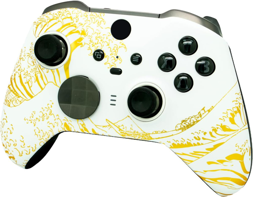 Elite 2 Custom Controller for PC, Windows 10+ Series X/S & One (Gold Wave)