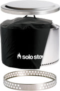 Solo Stove Yukon Amazon Exclusive Bundle | Smokeless Fire Pit with Stand, Lid & Shelter | Wood Burning Stainless Steel Campfire Pit with Ash Pan | Ideal for 6+ People | 27in Dia, 19in H, 59lbs