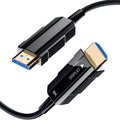 8K HDMI 2.1 Cable 300ft, Long Fiber Optic HDMI Cable, Ultra High Speed Thin HDMI Cord, 48Gbps, 8K@60Hz 4K@120Hz, Dynamic HDR, Dolby, HDCP 2.2&2.3, 3D, for HDTV Monitor Game Laptop Home Theatre