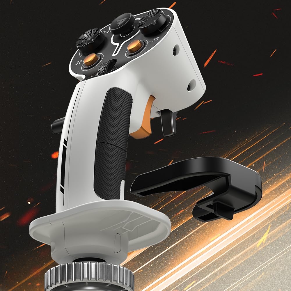 Thrustmaster Sol-R1 Flight Joystick - Hall Effect Technology, 44 Buttons for Space Flight Simulation, Flight Stick with Ambidextrous Grip - Compatible with PC