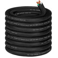 100ft 10/3 Wire 10 AWG SJOOW Wire Cable,10 Gauge Portable Power Cable 300V 3 Conductor SJOOW Cord for Motor Lead,Generator,Welder,NEMA14-30 RV Outlet Box,Battery Charger-Industrial Outdoor Use